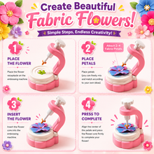 Load image into Gallery viewer, PetalPop⢠- Kids Fabric Flower Craft Kit