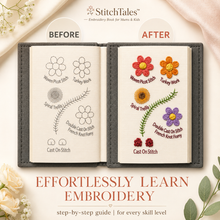 Load image into Gallery viewer, StitchTales™ — Embroidery Book for Mums & Kids