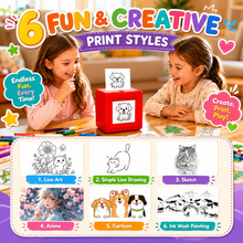 Load image into Gallery viewer, PrintGenie AI™ - Smart Colouring in Stickers