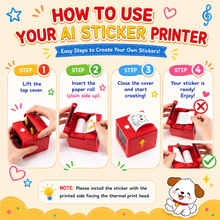 Load image into Gallery viewer, PrintGenie AI™ - Smart Colouring in Stickers
