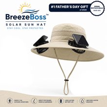 Load image into Gallery viewer, BreezeBoss™ - Solar Sun Hat