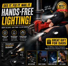 Load image into Gallery viewer, HandyBeam™ - Flashlight Gloves