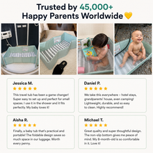 Load image into Gallery viewer, TravelTots™️ - Foldable Portable Baby Bath Tub