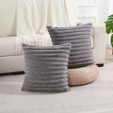 Load image into Gallery viewer, Meadow House™ - Plush Ribbed Cushion Cover