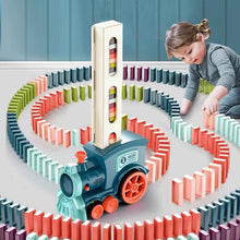 Load image into Gallery viewer, Build&Beyond - Train Dominoes Set