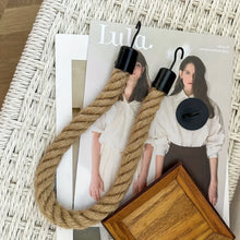 Load image into Gallery viewer, Meadow House™ - Hemp Rope Toilet Roll Holder – No Drilling Required