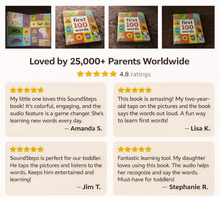 Load image into Gallery viewer, SoundSteps™ - Kids first word audio book
