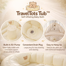 Load image into Gallery viewer, TravelTots Tub™ - Self inflating baby bath
