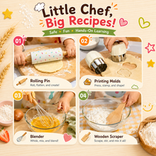 Load image into Gallery viewer, MiniChef™ - Handmade Wooden Kids Cooking Kit
