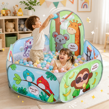 Load image into Gallery viewer, BallPit Pals™ - Summer Pop-Up Playpen
