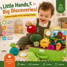 Load image into Gallery viewer, Plant&amp;Play Garden™ - Fruits &amp; Vegetables Garden Plushies

