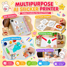 Load image into Gallery viewer, PrintGenie AI™ - Smart Colouring in Stickers
