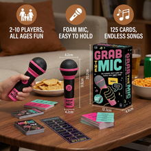 Load image into Gallery viewer, Grab The Mic – Family Karaoke Board Game

