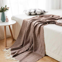 Load image into Gallery viewer, Herringbone Knitted Blanket
