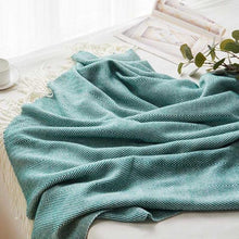 Load image into Gallery viewer, Herringbone Knitted Blanket
