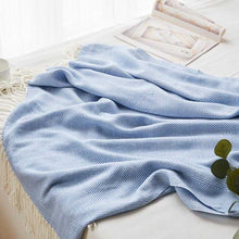 Load image into Gallery viewer, Herringbone Knitted Blanket
